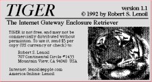 TIGER (The Internet Gateway Enclosure Retriever) (1992)