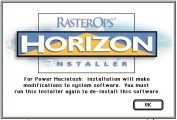 RasterOps Horizon 24 drivers (1994)