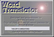 Word Translator 1.7 (1995)