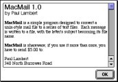 MacMail 1.0 (1994)