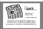 QuarkXPress 1.10L (1987)