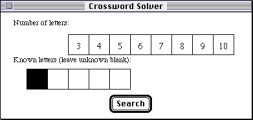 Crossword Solver (1995)