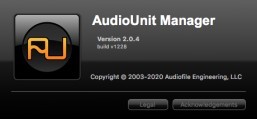 AudioUnit Manager 2.0 (2008)