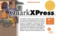 QuarkXPress 4/Passport 4 and updates (1998)