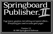 Springboard Publisher II (1989)