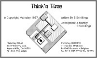 Think'n Time (1987)