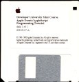 Developer University Mini Course Apple Events/AppleScript Programming Tutorial (1992)