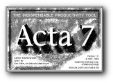 Acta 7 (1991)