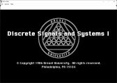 Discrete Signals and Systems 1 and 2 Drexel University (1986)