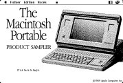 Apple Macintosh Portable Product Sampler Disks & Stack (1990)