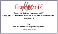 Grammatik Mac (Gram•mat•ik Mac) 2.0 (1990)