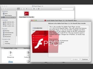 Adobe Flash Player 11.1.102.55 for PowerPC Macs (2013)