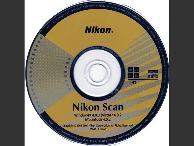 Nikon Scan 4 (2003)