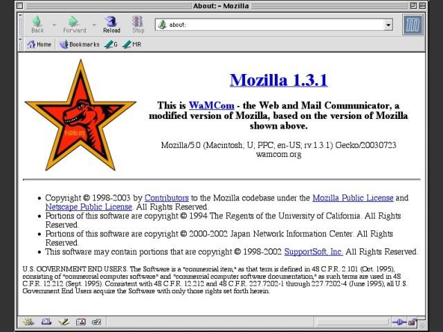 Mozilla 1.3.1 (2003)