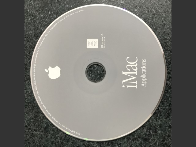 691-3737-A,,iMac. Applications Disc v1.5 & Mac OS X 10.1.4 Install Disc v1.0 2002 (CD) (2002)