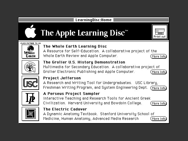 Apple Learning Disc (1988)