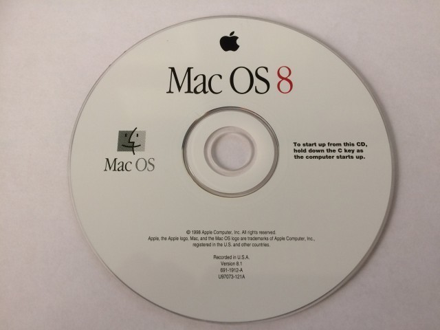 691-0000-A,J,Mac OS v8.1 (CD) [Japanese] (1995)