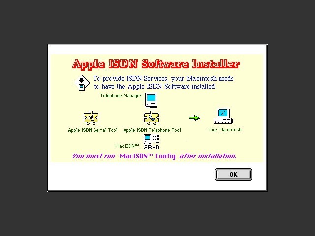 Apple MacISDN Software (1991)