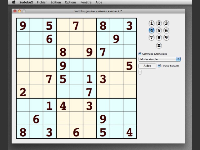 SudokuX 1.0 RC1 (2007)