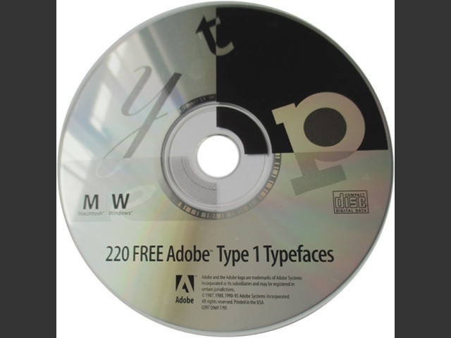 Adobe Type 1 Typefaces (1995)