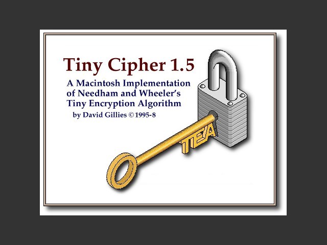 Tiny Cipher 1.5 (1998)