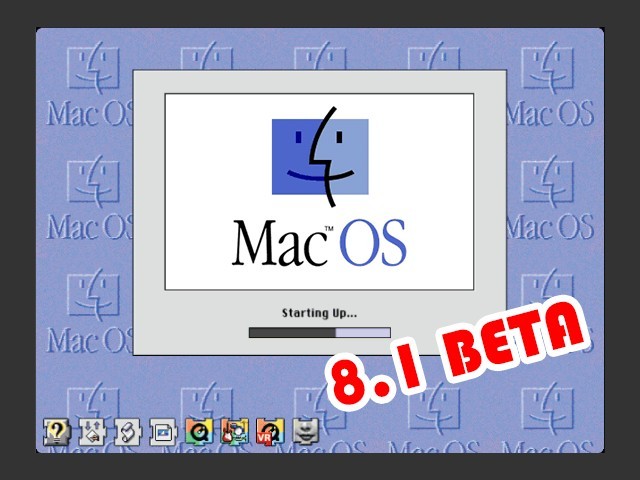Mac OS 8.1 Beta (8.1d5, 8.1d9, 8.1a4, 8.1b2c2, 8.1b4, 8.1b5) (1998)