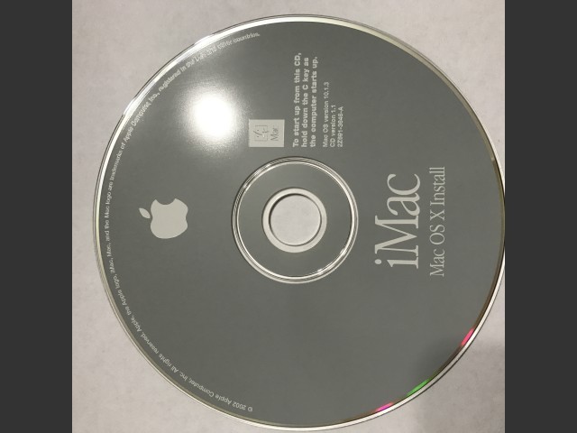 691-3634-A,,iMac. Software Restore (4 CD set) Mac OS v10.1.3, v9.2.2. Disc v1.0 (CD) (2002)