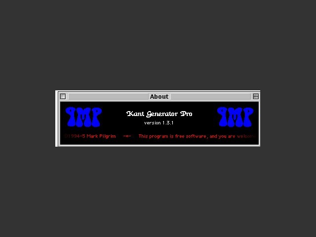 Kant Generator Pro (1995)