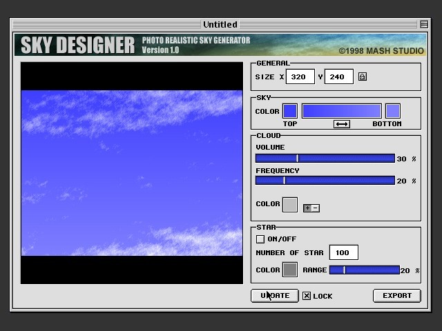 Sky Designer 1.0 (1998)