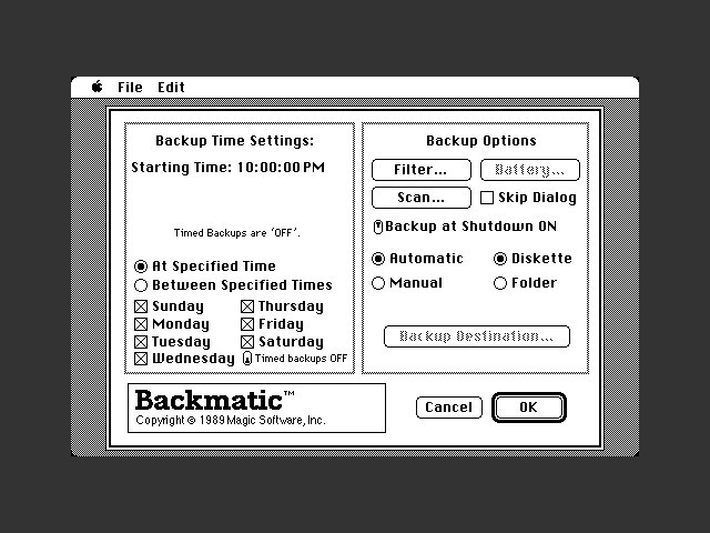 Backmatic (1989)