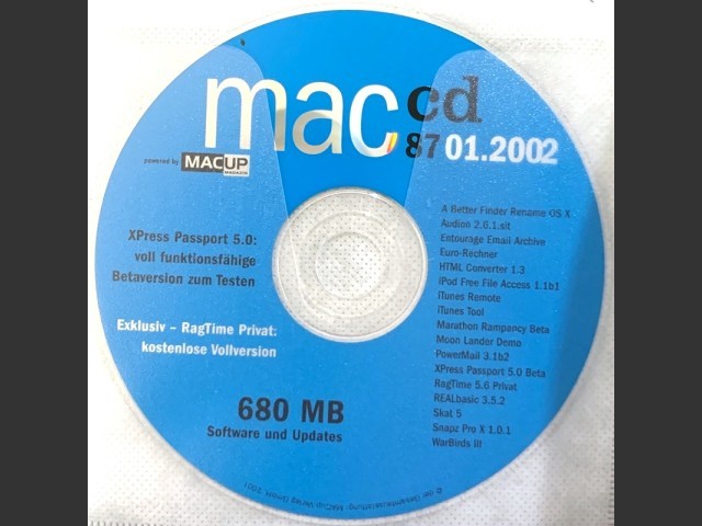 MACup macCDs (2002, German) (2002)