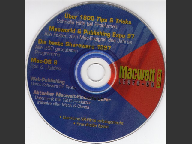 Macwelt Leser CD 97-12 (December 1997, German) (1997)