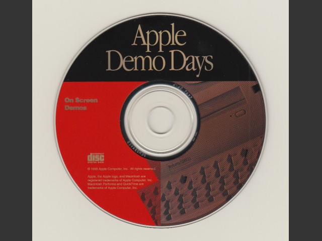 Apple Demo Days On-Screen Demos (1995)