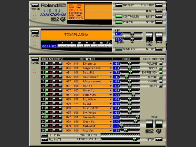 Roland Virtual Sound Canvas 3.0-E (1999)