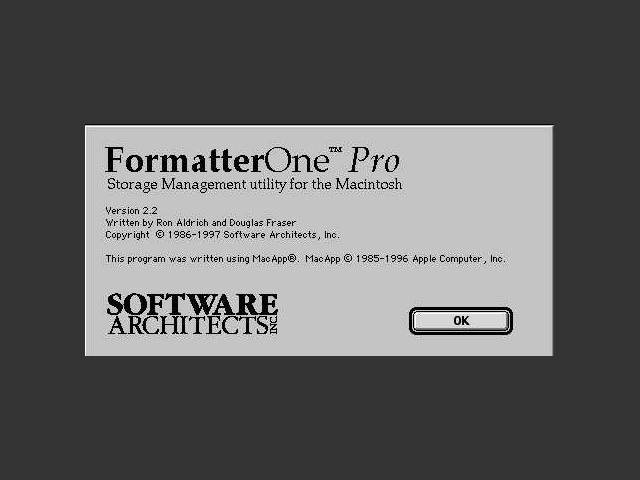 FormatterOne Pro 2.2.2 (1997)