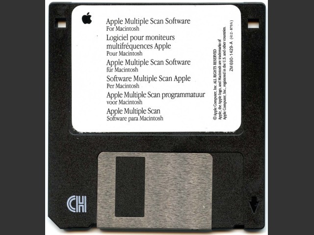 Apple Multiple Scan Display Software ZM-1.1 + ZM-7.5 (1994)