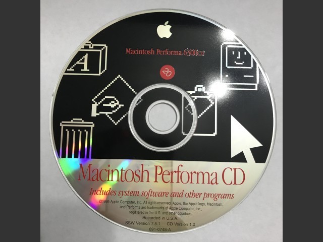 System 7.5.1 (Performa 6310CD) (691-0748-A,J) (CD) [ja_JP] (1996)