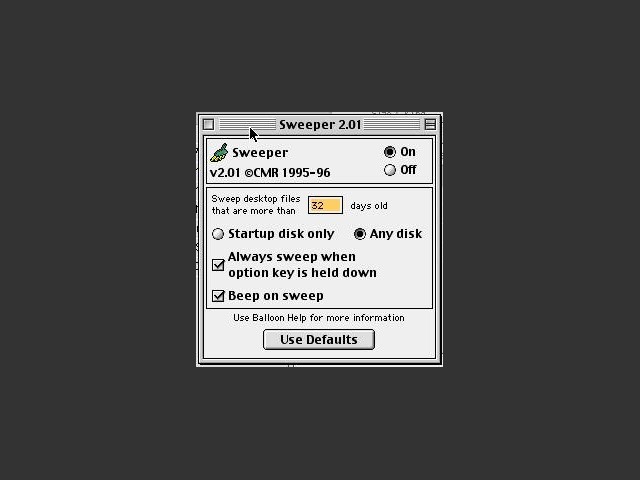 Sweeper 2.01 (1996)
