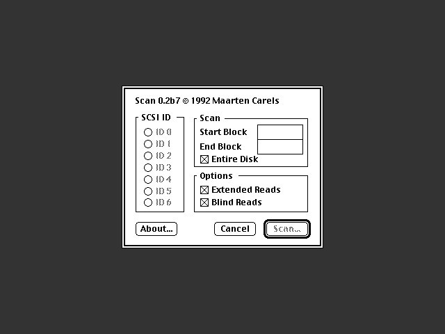 Bad Block Scanner (1992)