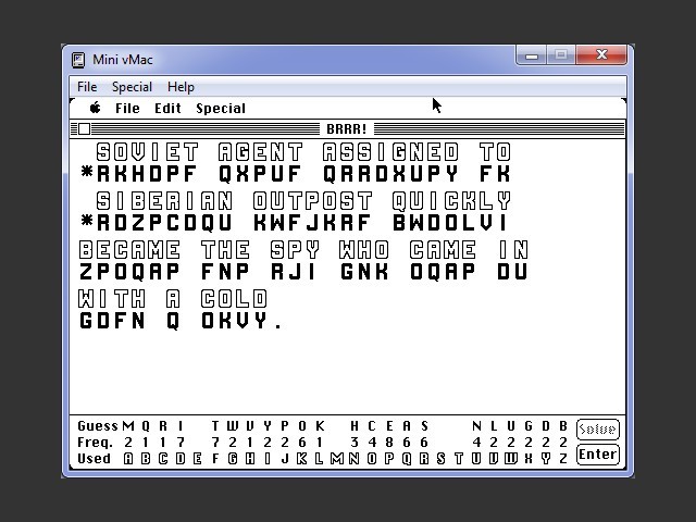 CryptoSolve (1986)