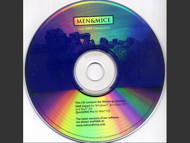 CD for QuickDNS  Pro v 2.2.1 