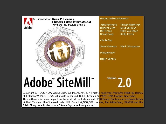 Adobe SiteMill 2.0 (1997)