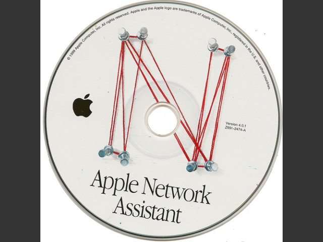 Apple Network Assistant 4.0.1 (691-2474-A,Z) (CD) (1999)