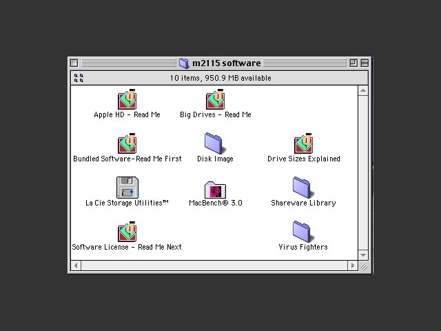 Apple External Hard Drive Software (La Cie) (1996)