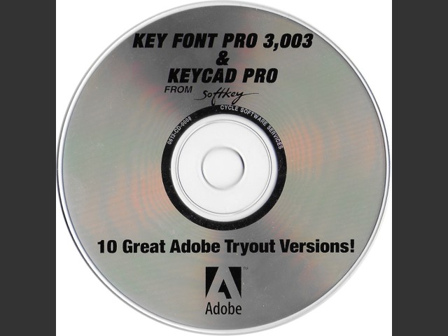 Key Font Pro 3,003 & KeyCAD Pro (1995)