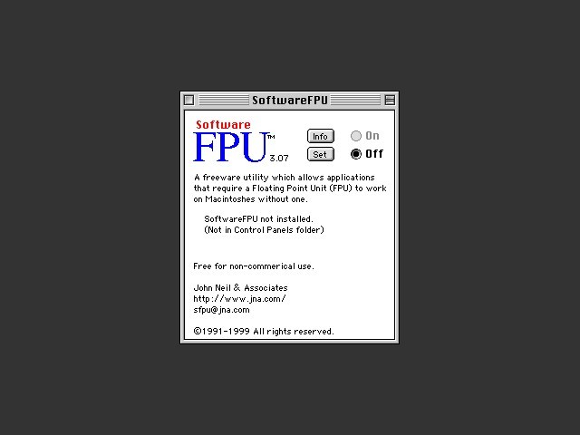 SoftwareFPU 3.x (1995)