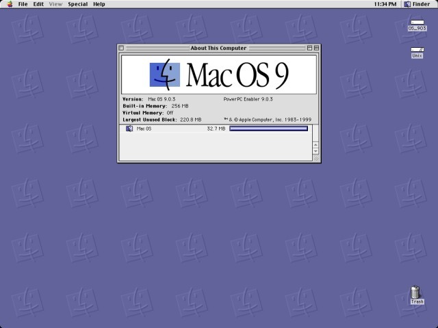 Mac OS 9.0.3 for iMac (2000)