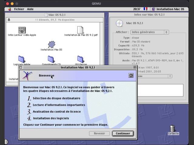 Mac OS 9.2.1 (F693-3460) [fr_FR] (2001)