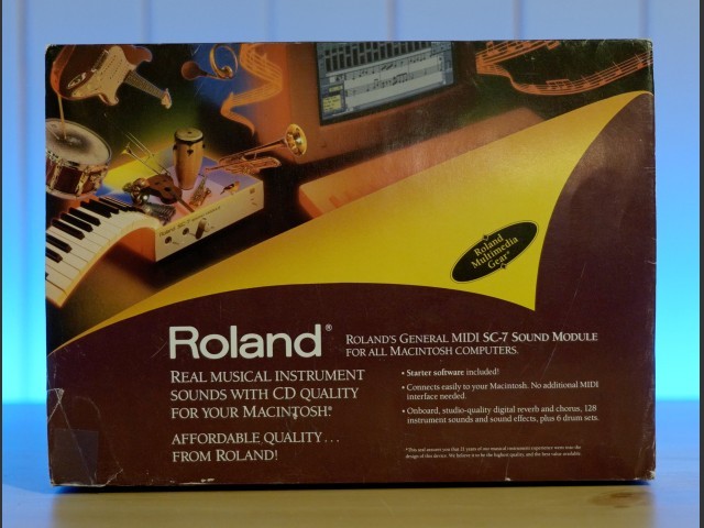 Roland SC-7 Macintosh bundle (1992)