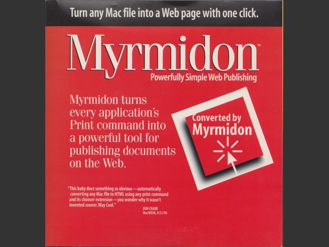 Myrmidon 1.1 (1996)